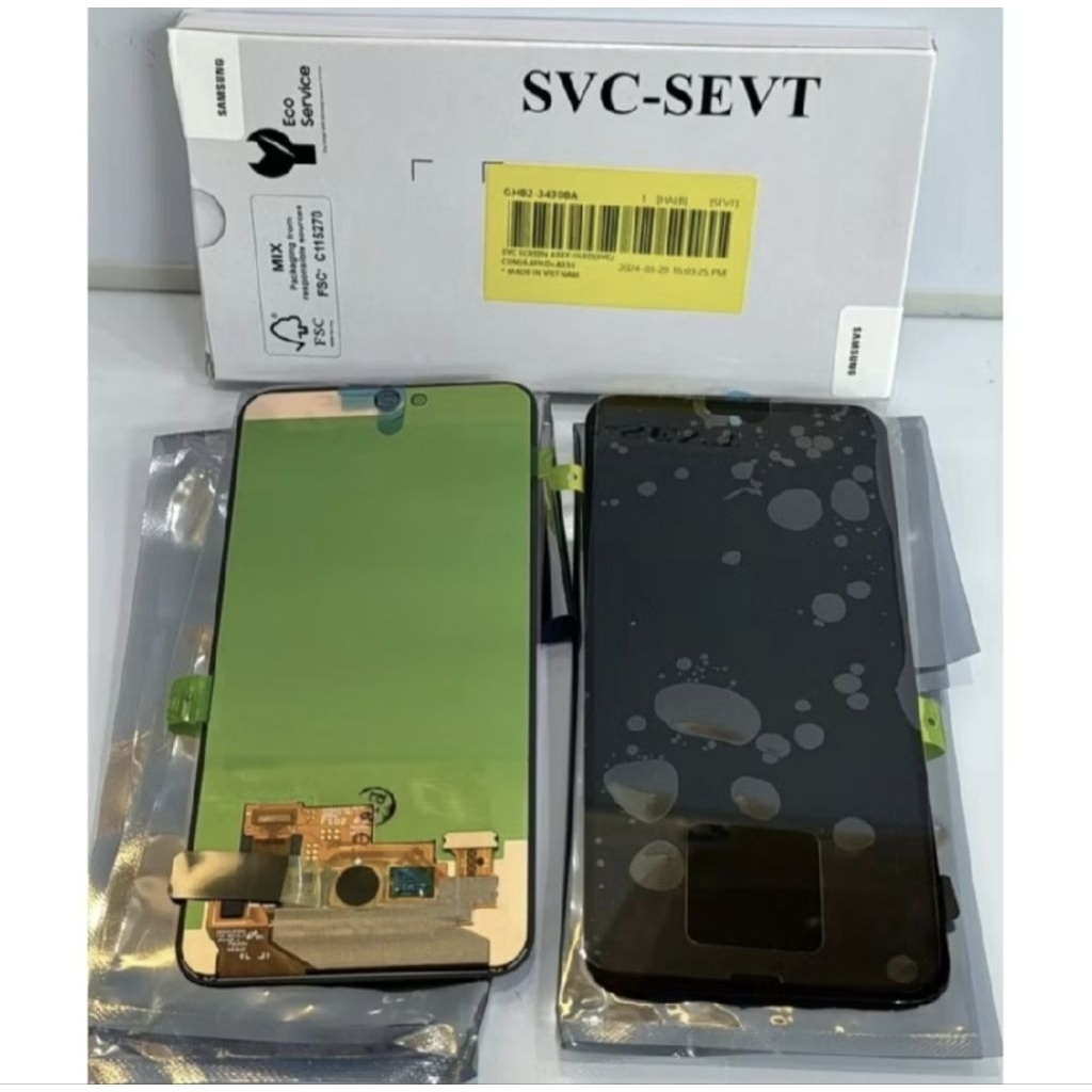 Lcd Copotan Samsung A55 5G Original Super Amoled + Frame