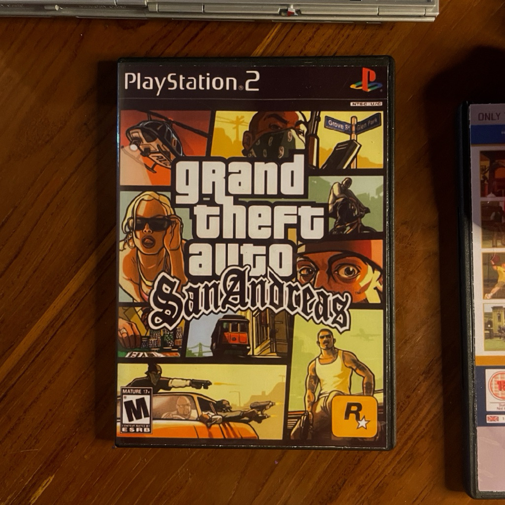 DVD GAME PLAYSTATION 2 GTA SAN ANDREAS / KASET PS2 / CD PS2