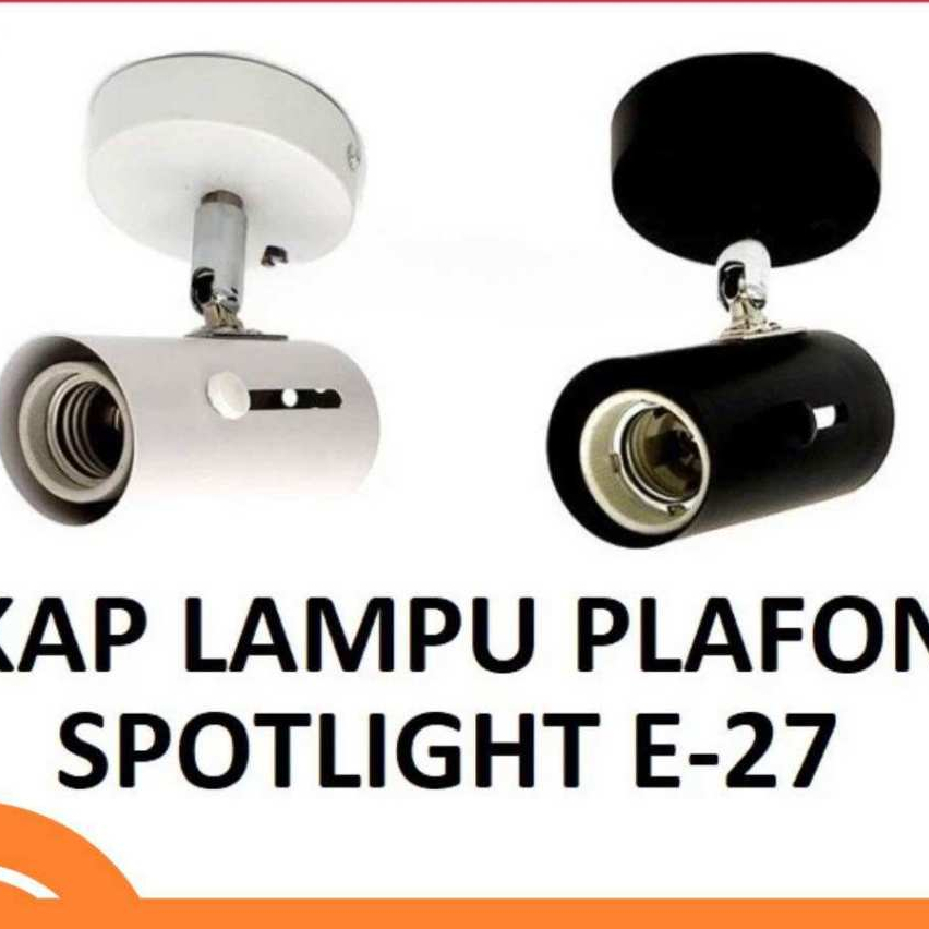 Vacolux Kap Lampu Plafon Fiting E27 sport light led sorot spotlight
