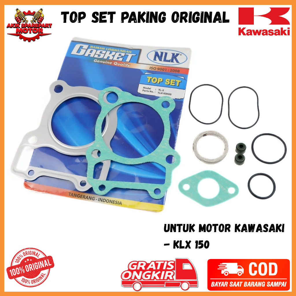 Top set paking original blok kawasaki KLX 150