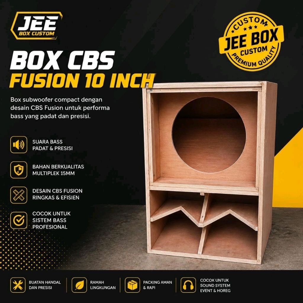 box cbs fusion 10inch