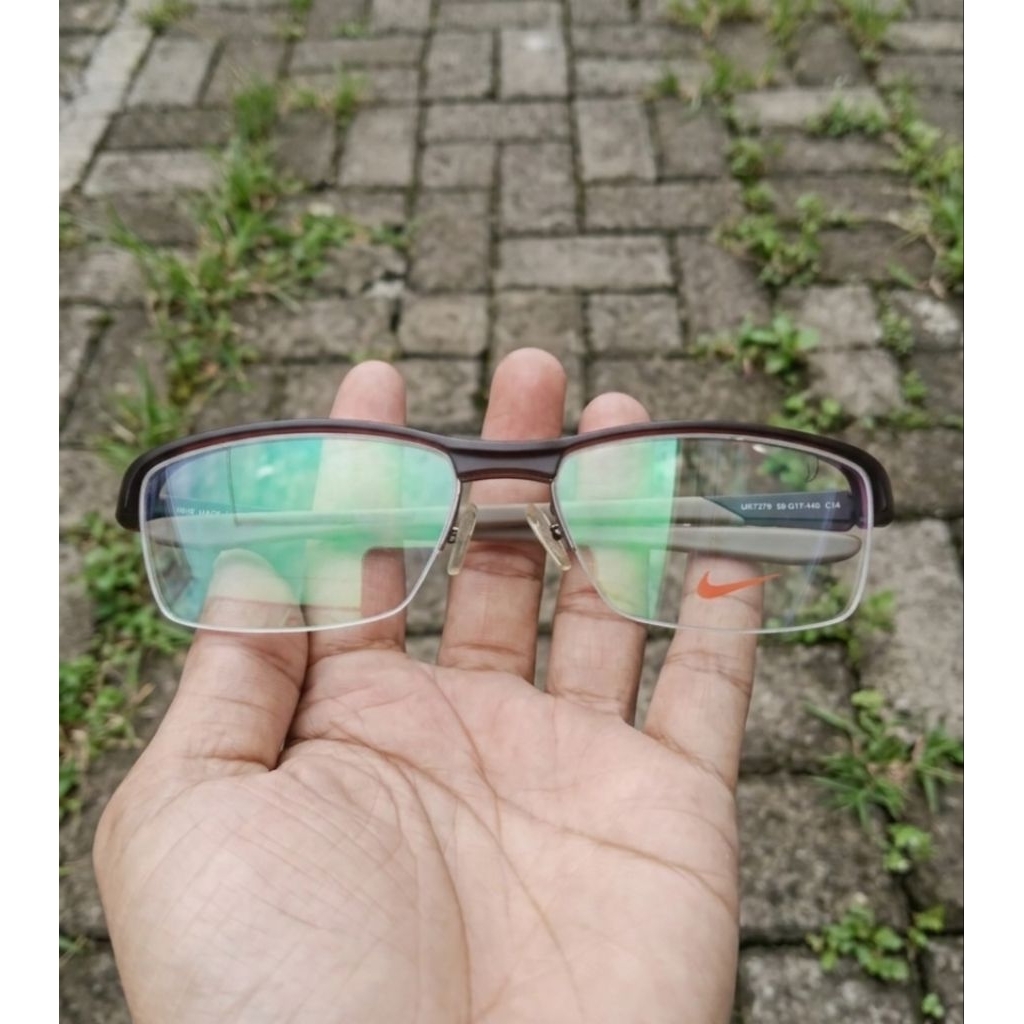 LJ Optical_Frame Kacamata Sporty n*ke Half frame