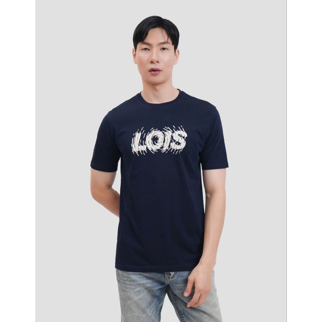 Lois Kaos KSL2451 Pria original earna navy biru dongker pria