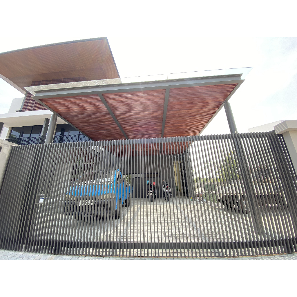 KANOPI PAGAR MINIMALIS KHAS RUMAH MEWAH