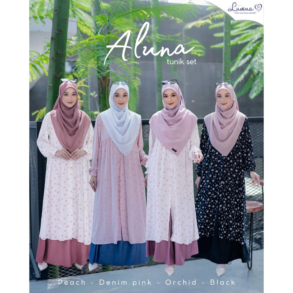 OPEN PO - Aluna Tunik Set by Luvena