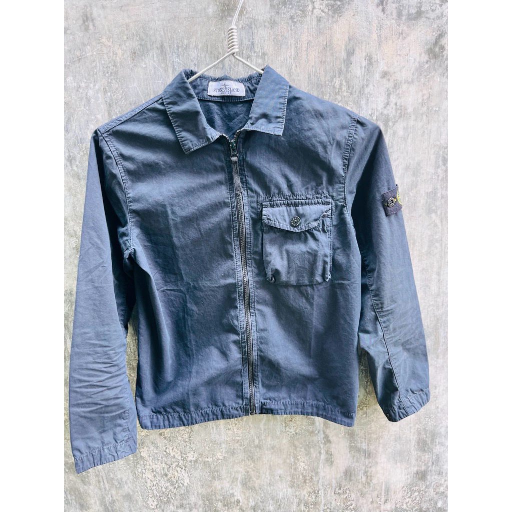 atasan navy garment dyed