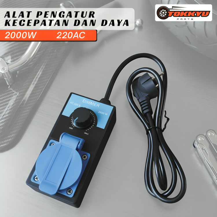 Dimmer Speed Control 2000W Pengatur Kecepatan Gerinda Dimmer Gerinda 2000 Watt AC 220V