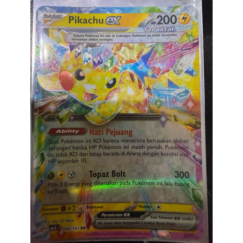 PIKACHU Ex RR ( MA3)