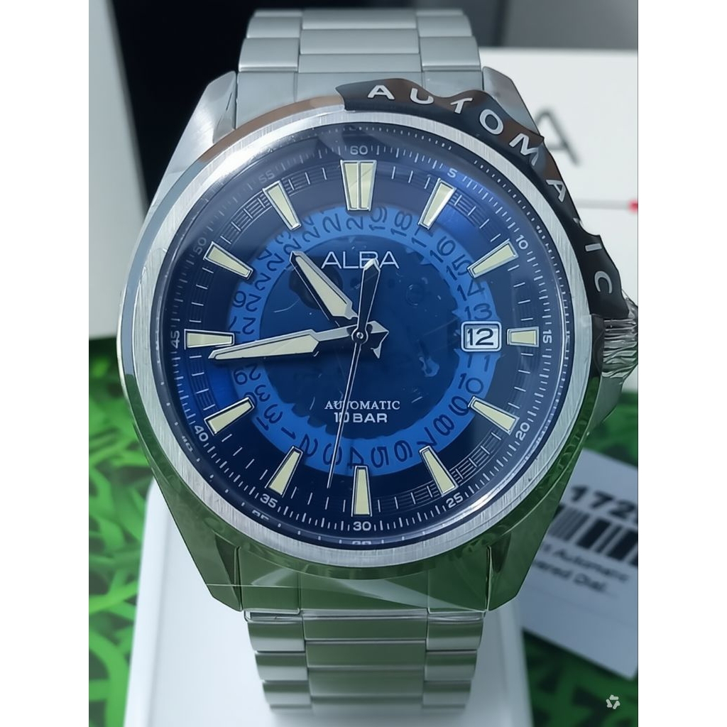 ALBA Jam Tangan Pria Automatic AU4029X1 Blue