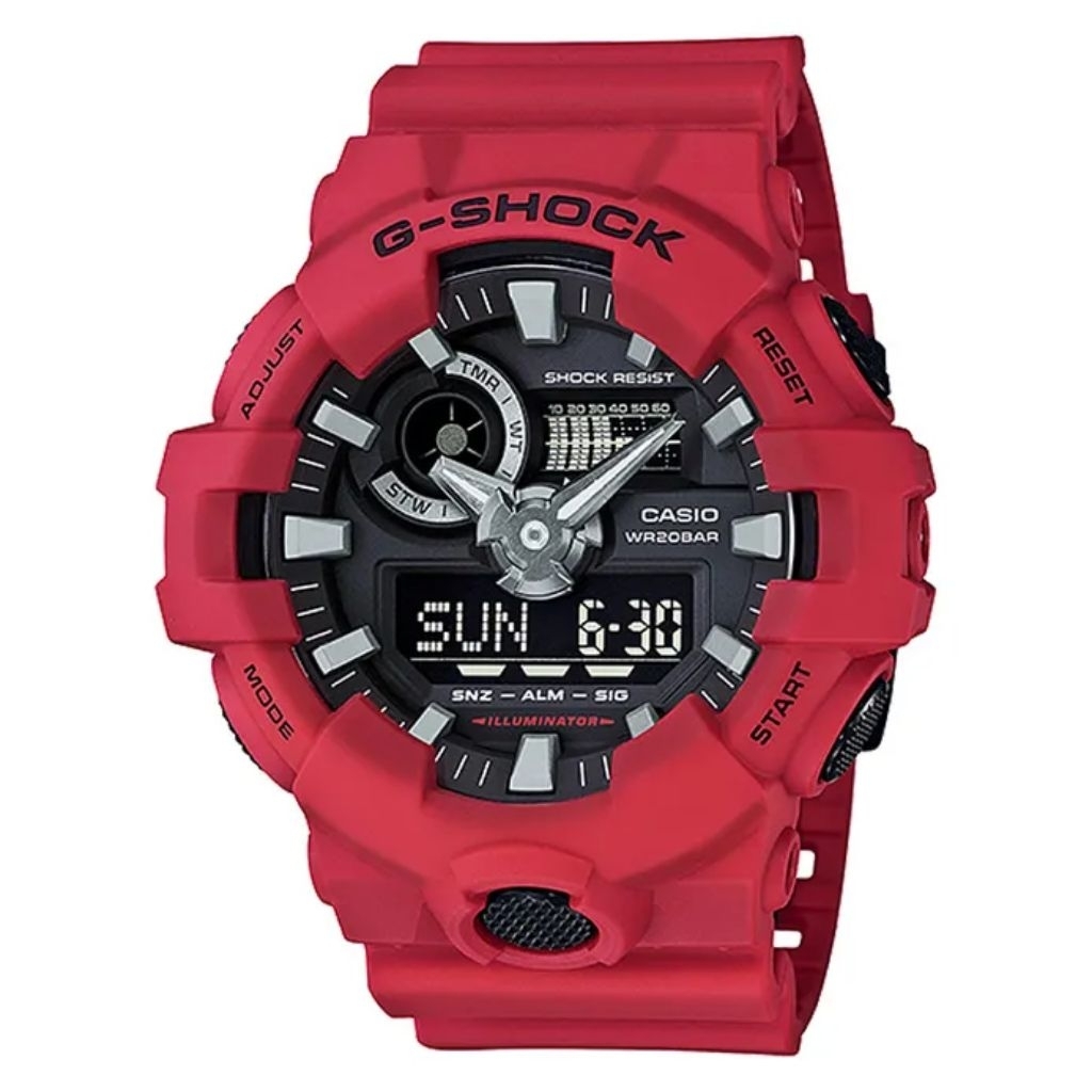 Jam Tangan G-Shock GA-700-4ADR Karet Merah Original