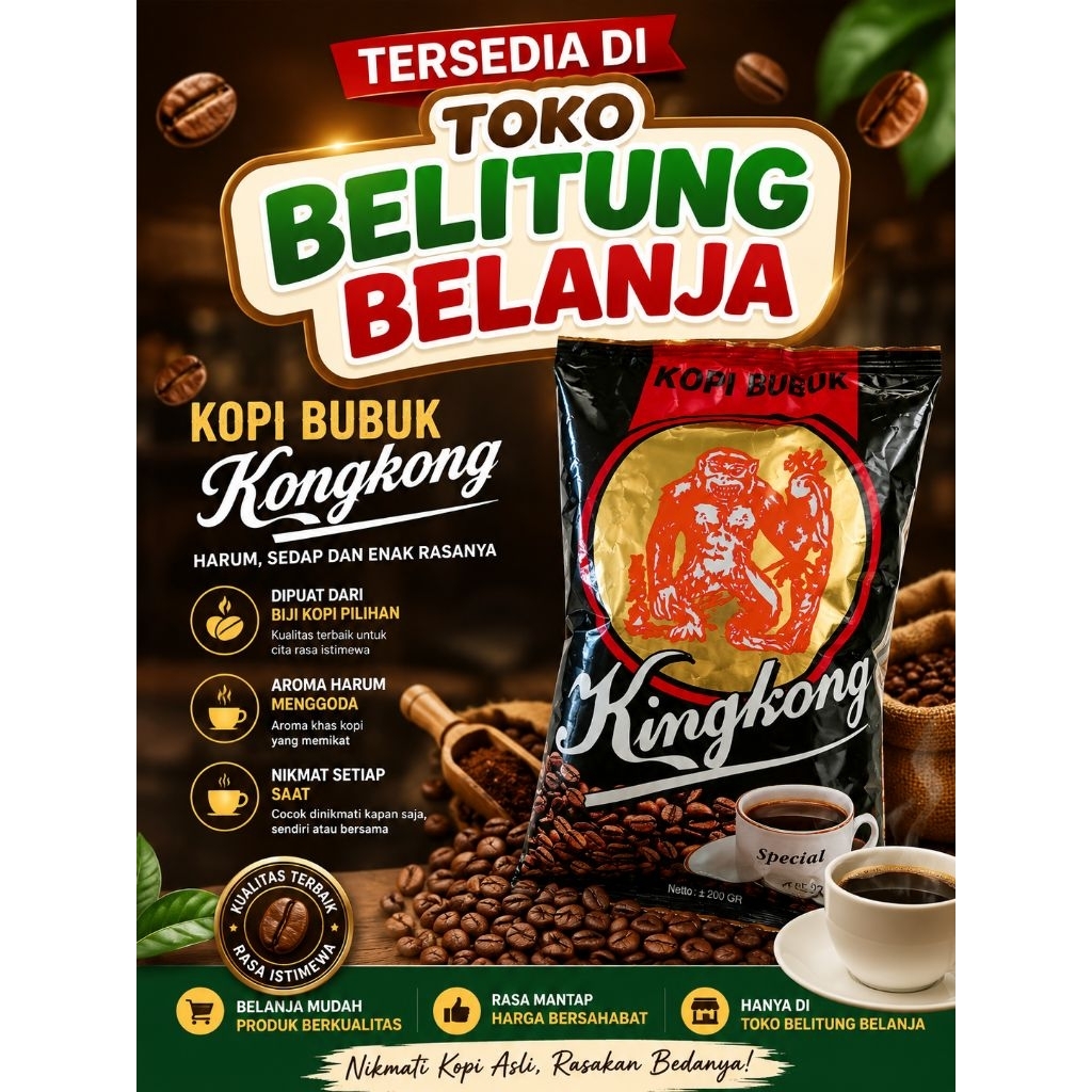 KOPI KINGKONG ENAK MANTAP