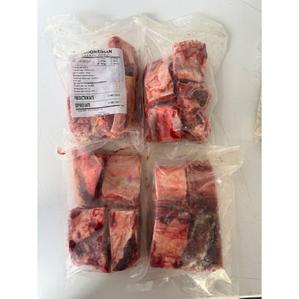 Iga sapi short ribs 500gram