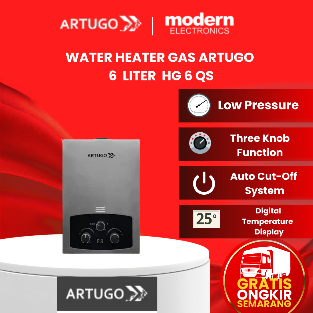 Gas Water Heater ARTUGO HG 6 QS