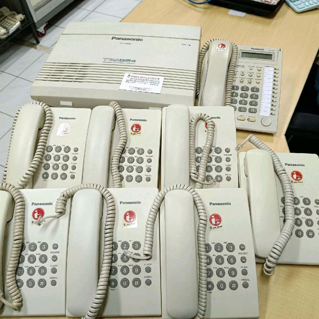 PAKET PANASONIC PABX KX-TES824ND (308) SECOND