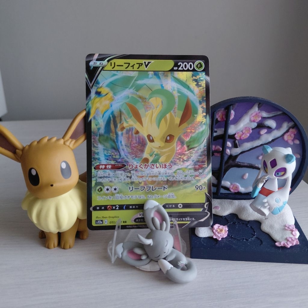 TCG Pokemon JP Original Leafeon V RR Eevee Heroes set dan Vstar Universe set