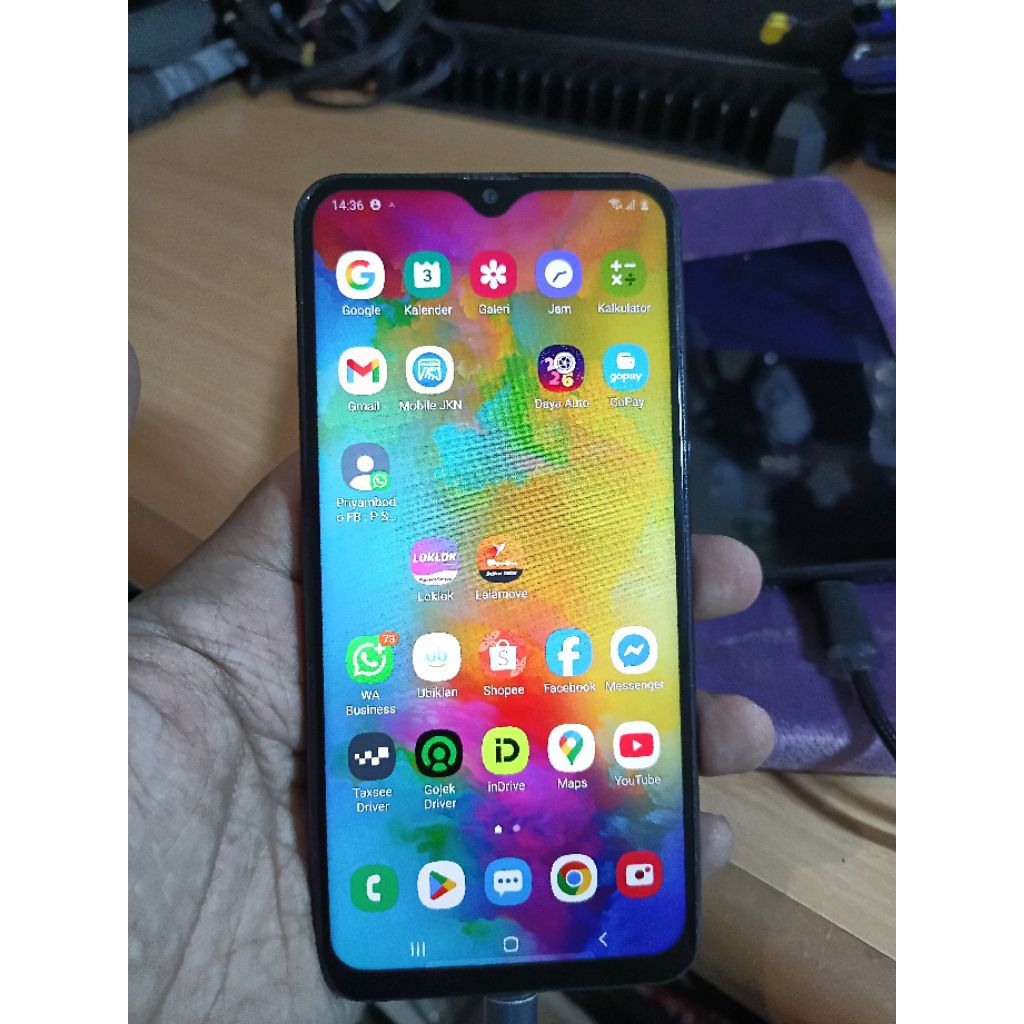 Hp samsung M20 all fungsi normal minus pemakaian