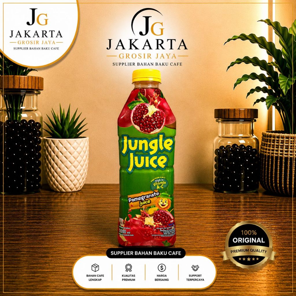 JUNGLE JUICE 1 LITER DELIMA | JUS BUAH DELIMA 1L
