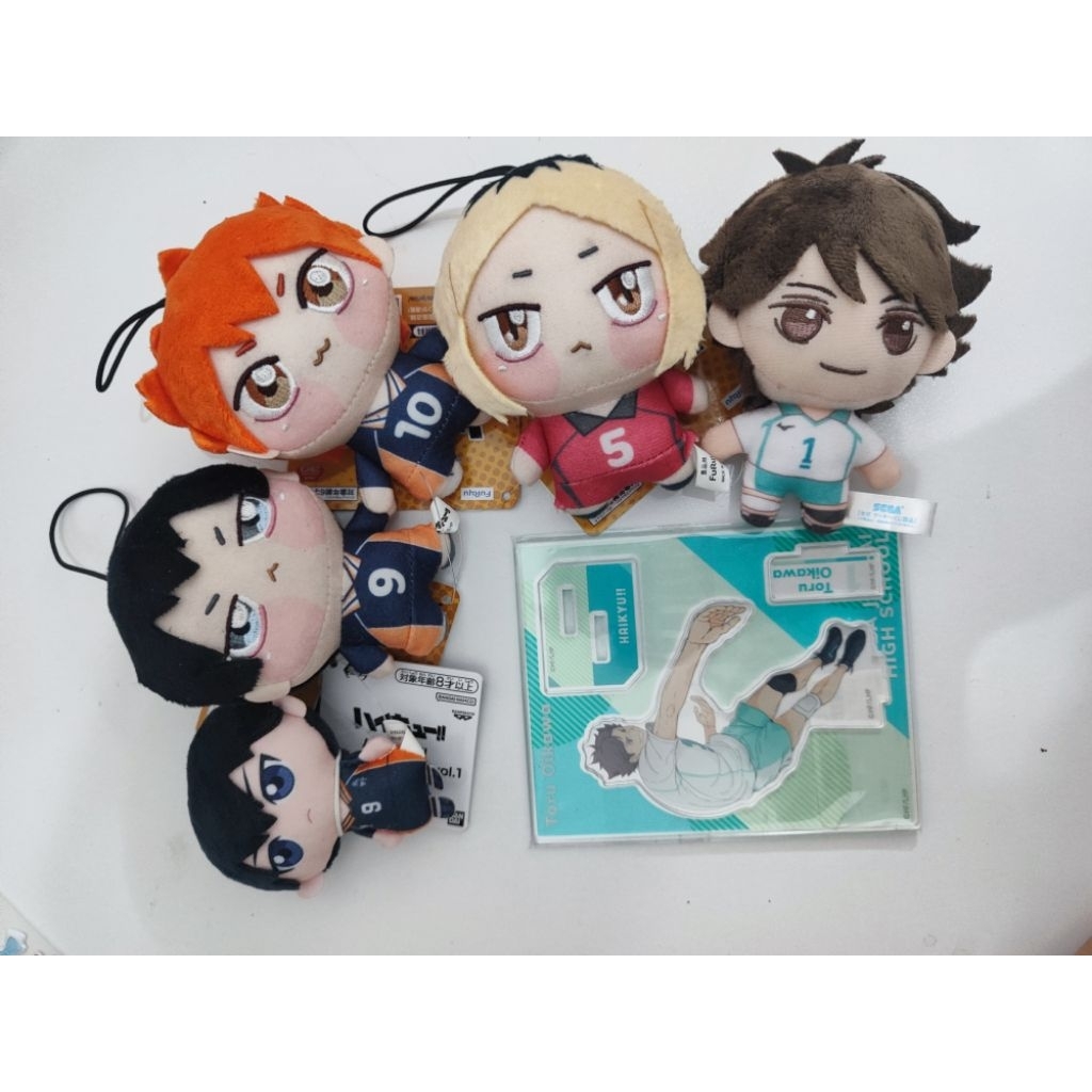 updatee boneka ganci akrilik anime haikyuu oikawa tooru, petit chopinui kenma, hinata, kageyama