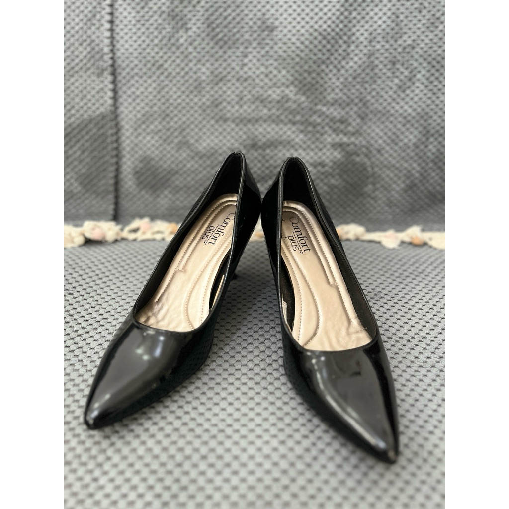 [PRELOVED] Payless Comfort Plus Heels Hitam Size 39