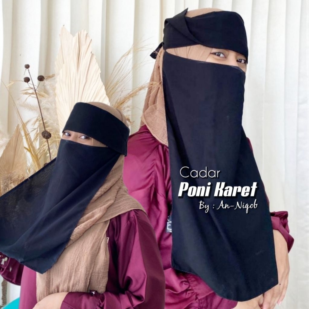 CADAR PULL DOWN NIQOB BANDANA PONI KARET MAKAN