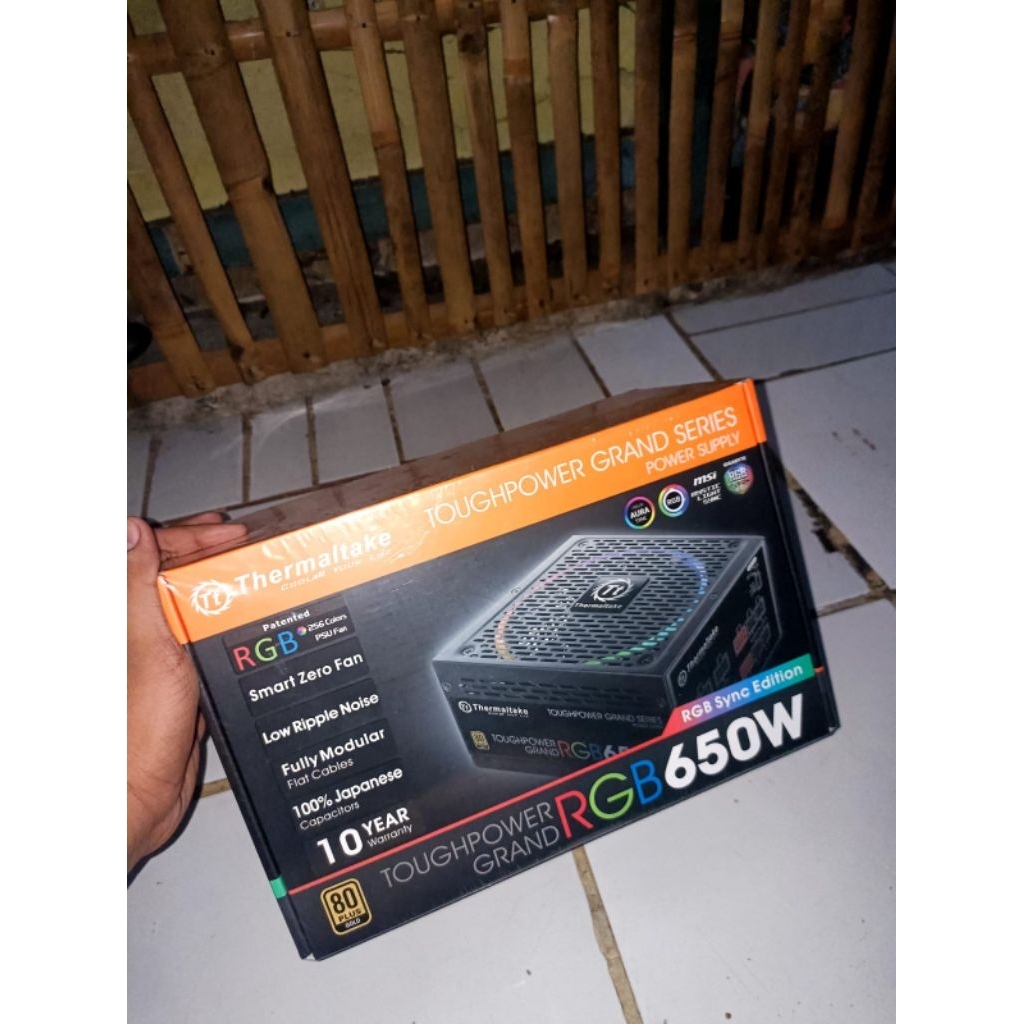PSU THERMALTAKE TOUGHPOWER GRAND RGB 650W 80+ GOLD FULL MODULAR