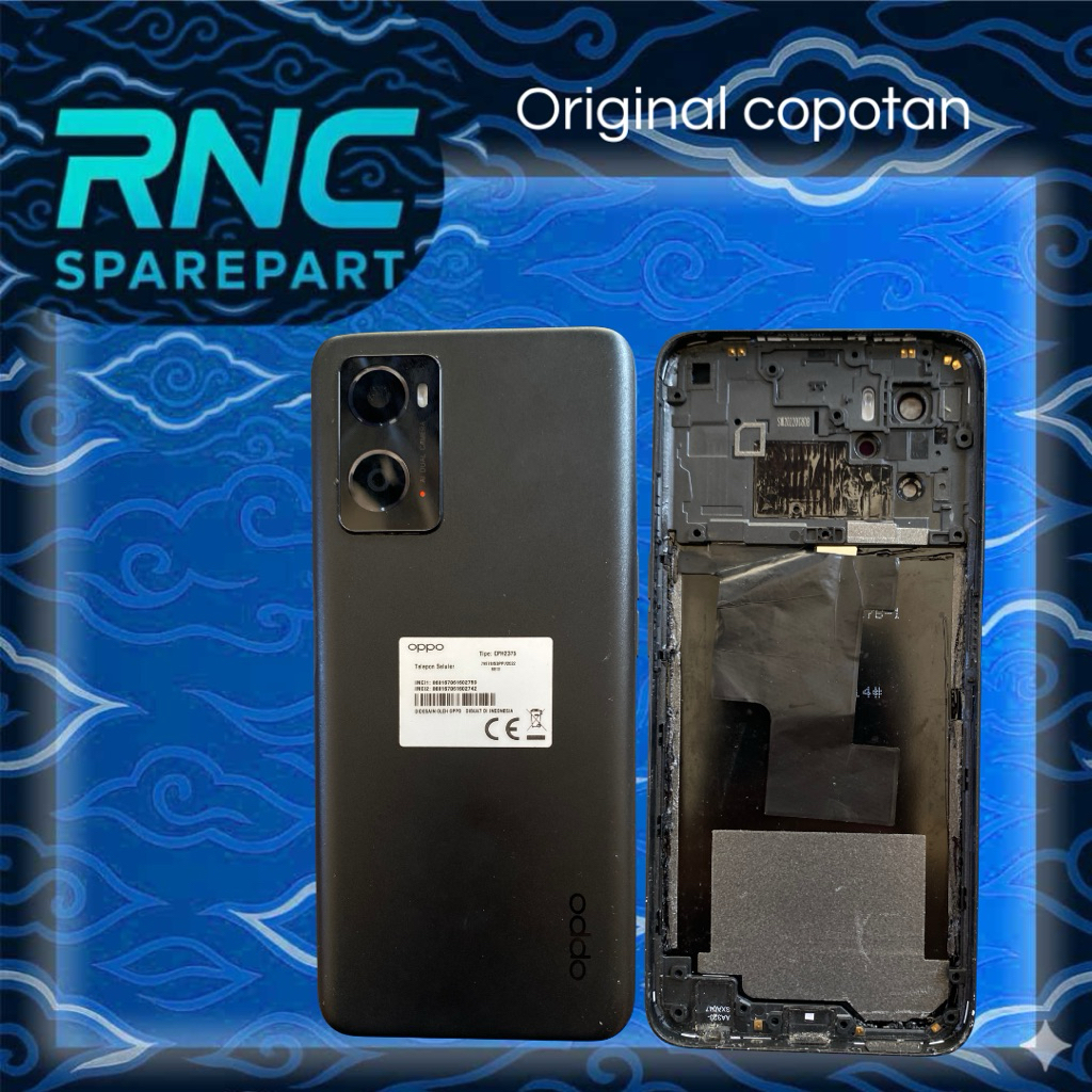 Backdoor Tutup Belakang Oppo A76 Second Copotan