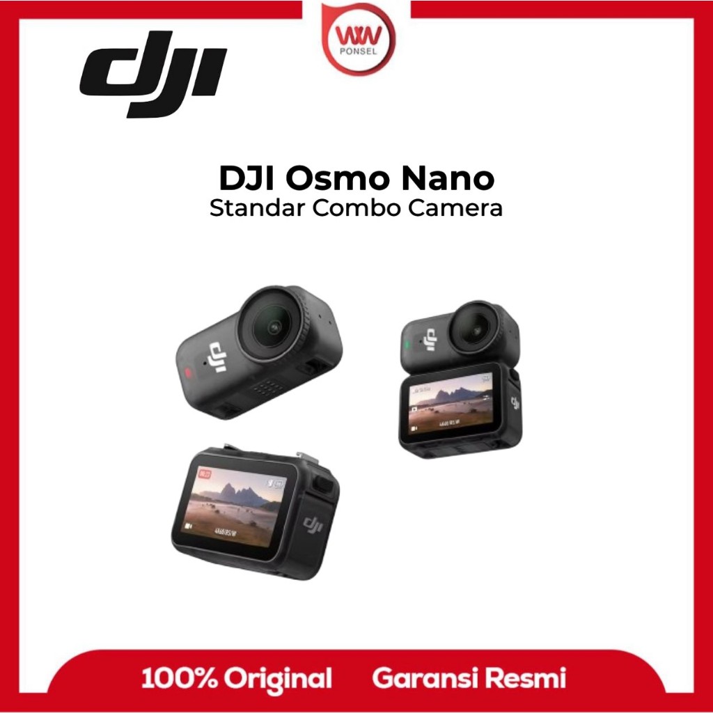 DJI Osmo Nano Standard Combo Kamera 4K Video