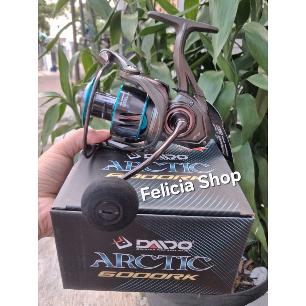 Reel Pancing Daido Arctic 3000 6000 8.0 Update Version  Power Handle Terbaru Rel Rell Ril Riil Katro