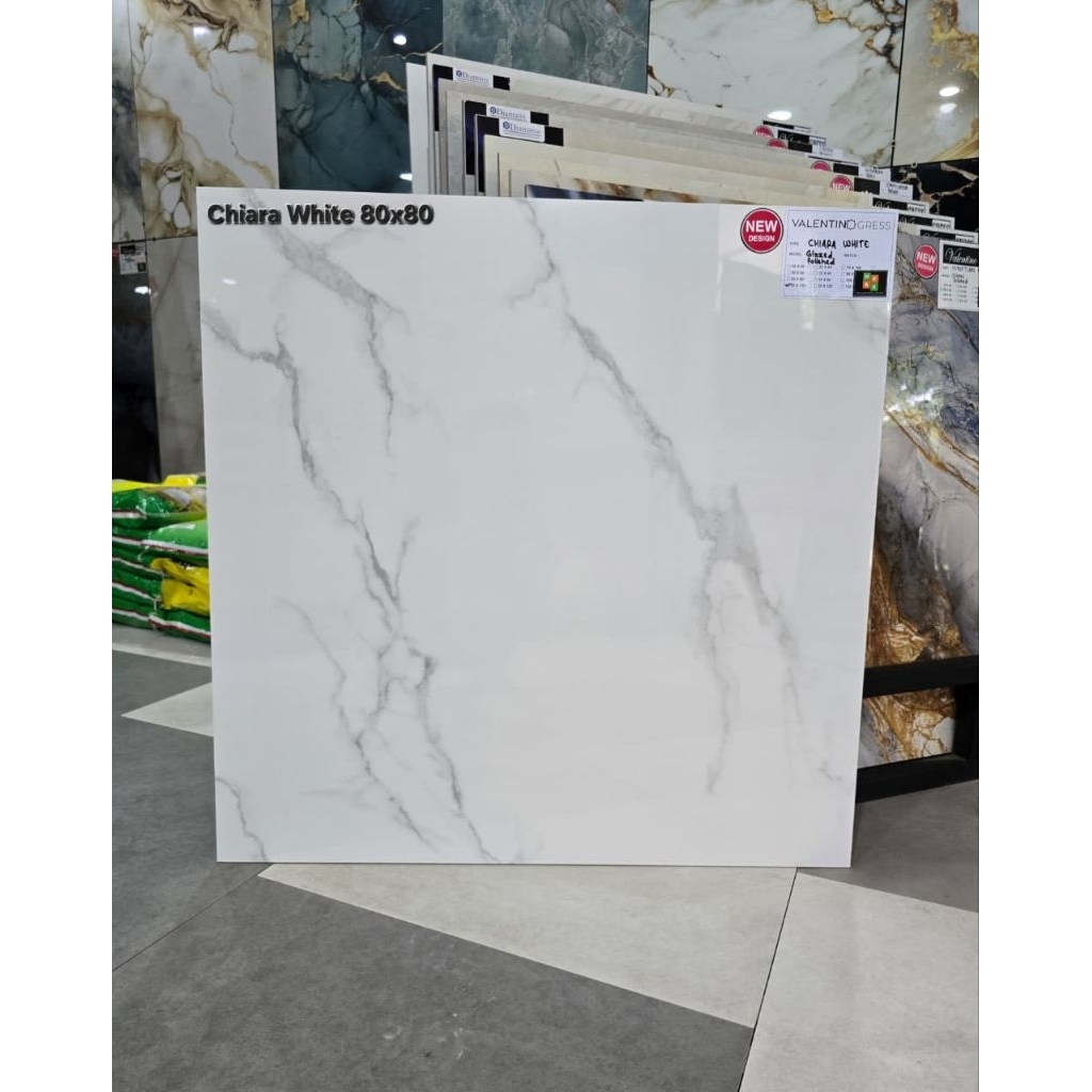 Granit chiara white 80x80