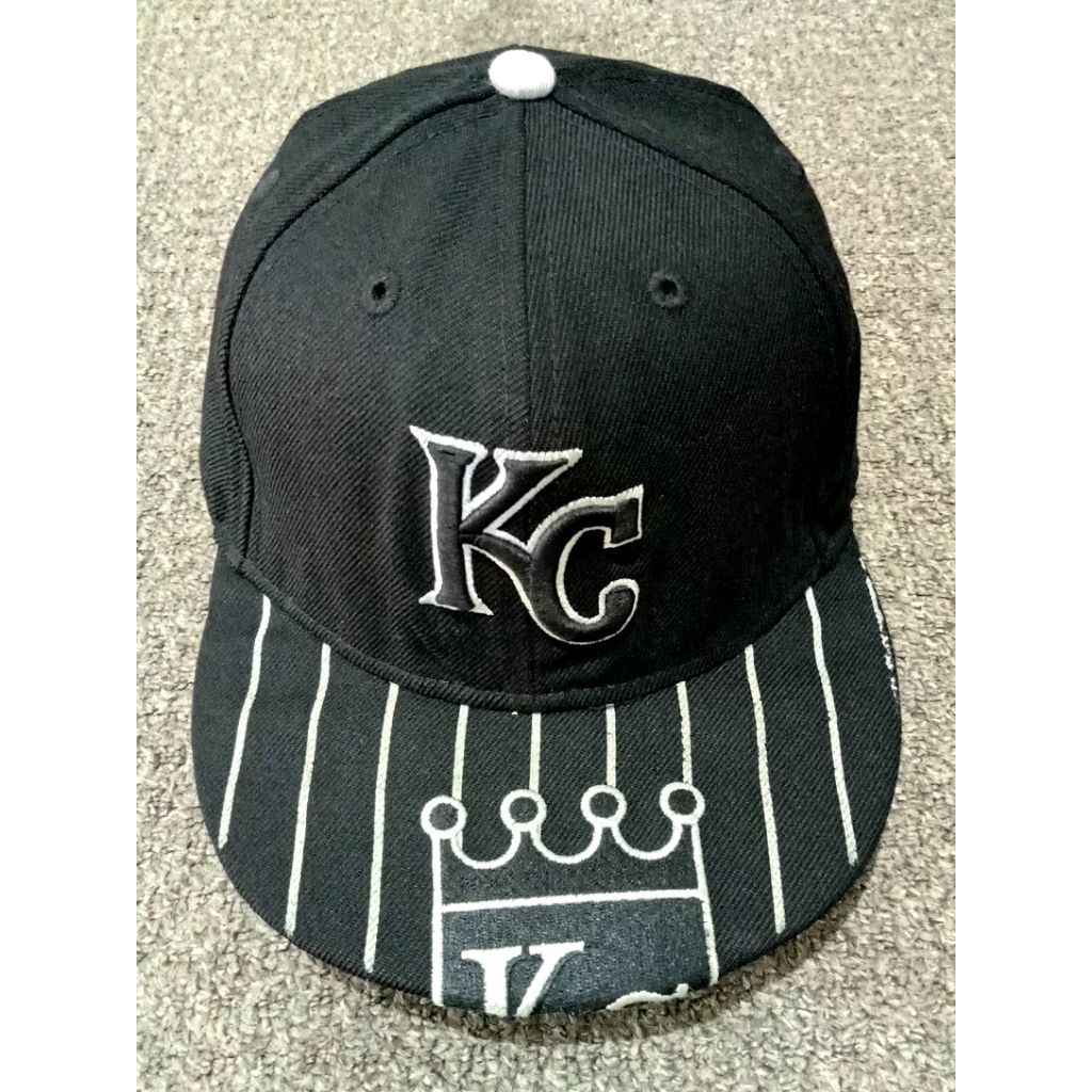 Kansas City Royals Logo New Era Hat 59Fifty Official Genuine Cap KC RARE 7½
