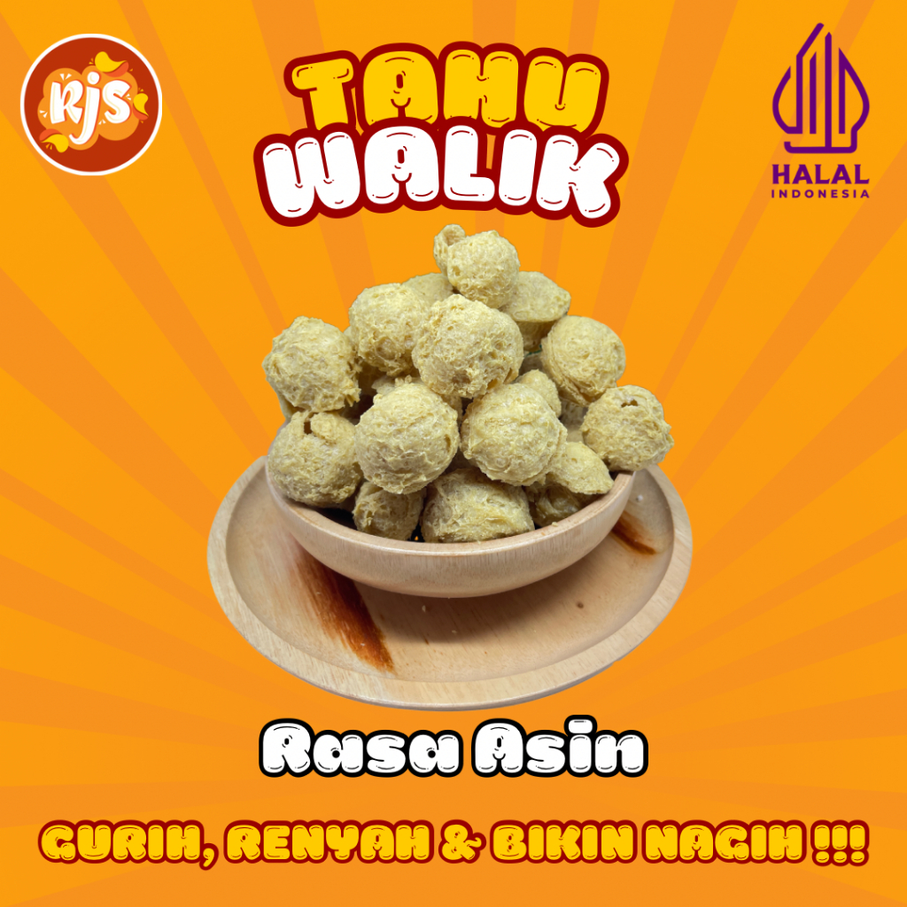 Keripik Tahu Kerak/ Tahu Bulat Bandung Renyah 250 Gram