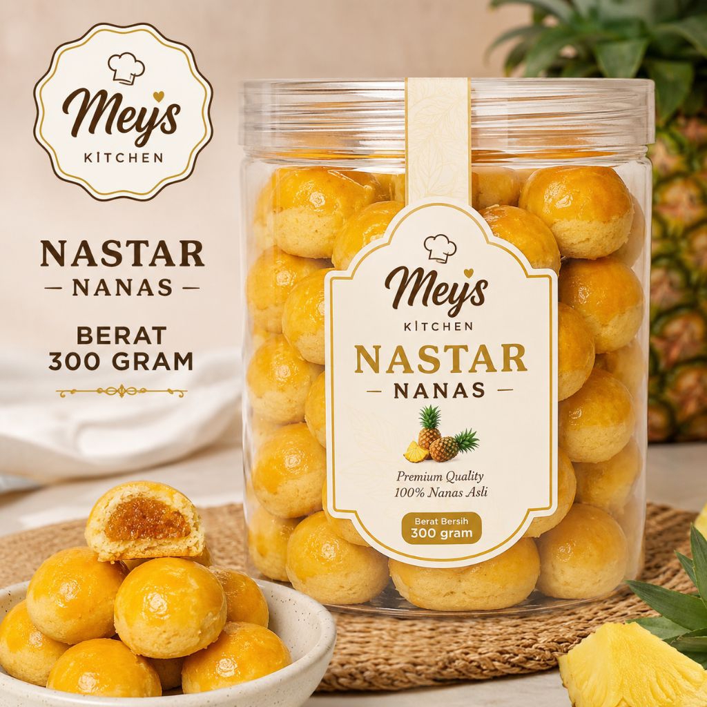 Kue Lebaran Enak Kue Nastar Nanas 300 Gram