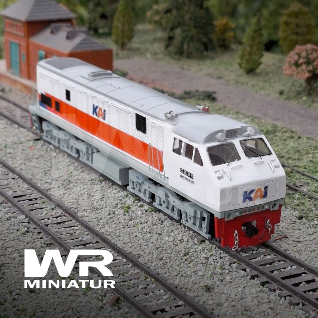 Miniatur Lokomotif Kereta Api Indonesia KAI CC203 Skala HO Medium (Pre-Order)