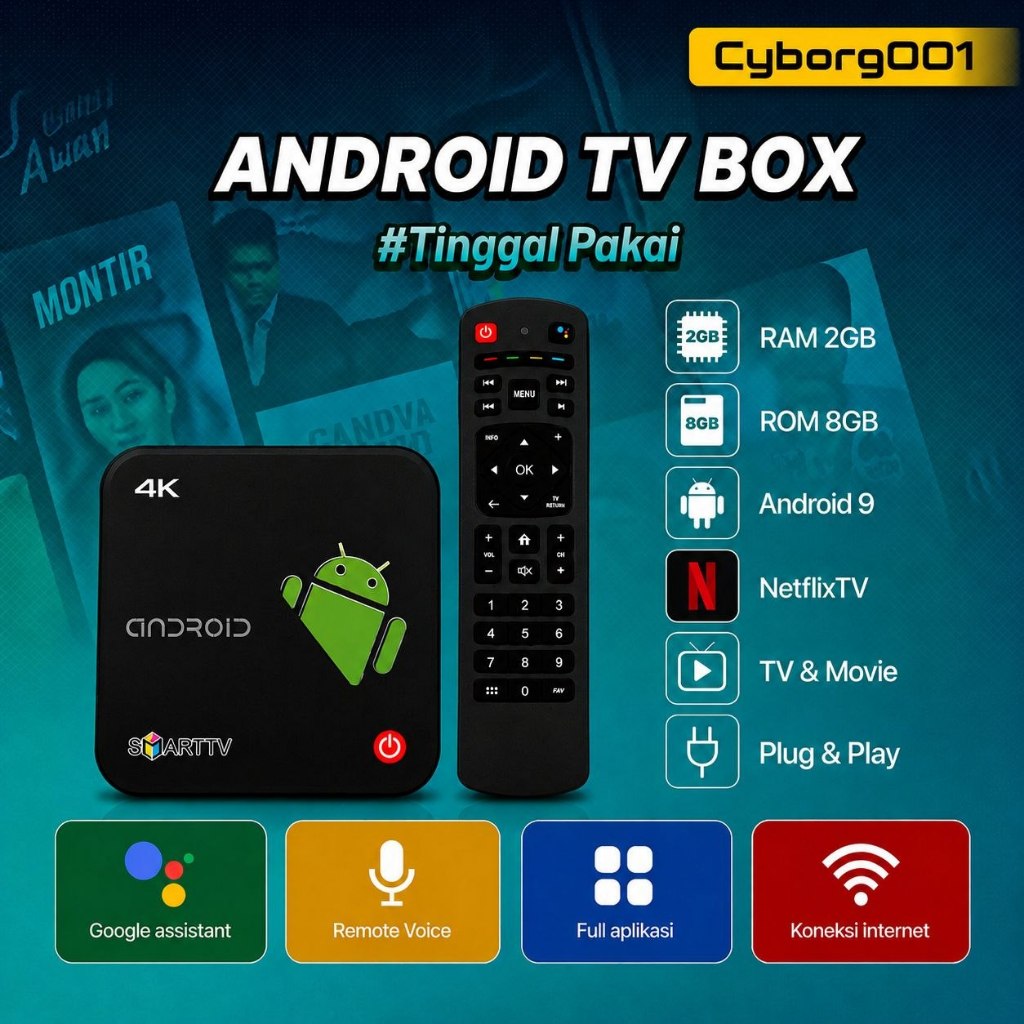 ANDROID TV BOX || STB ANDROID || Cyborg001 OS 9 ROOT/UNLOCKED