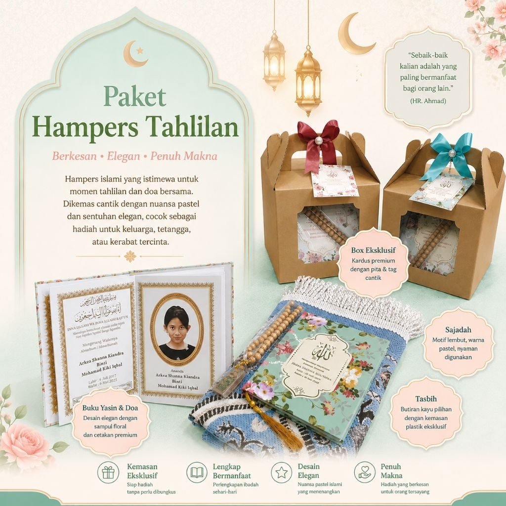 souvenir paket buku yasin lengkap/souvenir tahlil mengenang 40 hari/100 harian tahlil/haul/yasin, sa