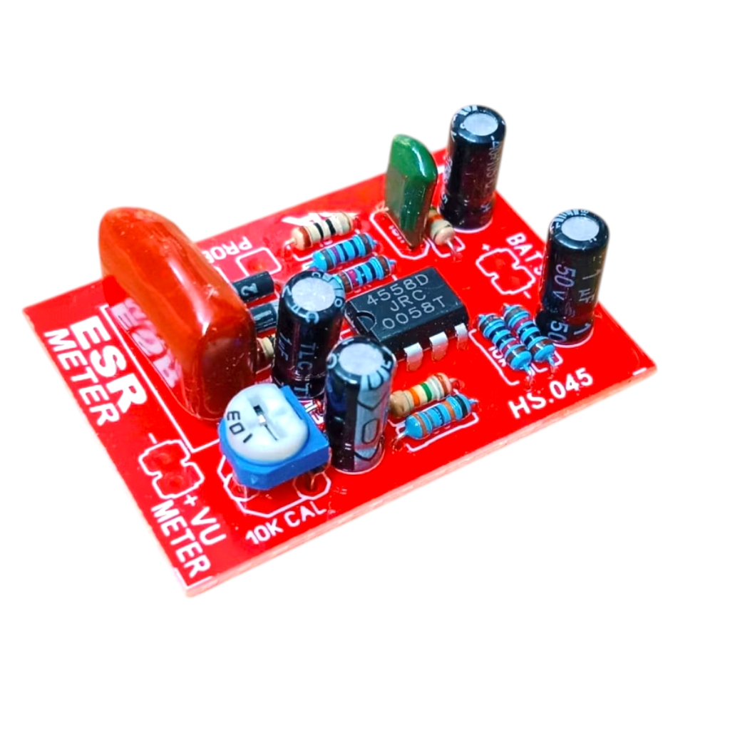 KIT ESR METER JRC 4558D ALAT CEK ELCO Cek Capasitor