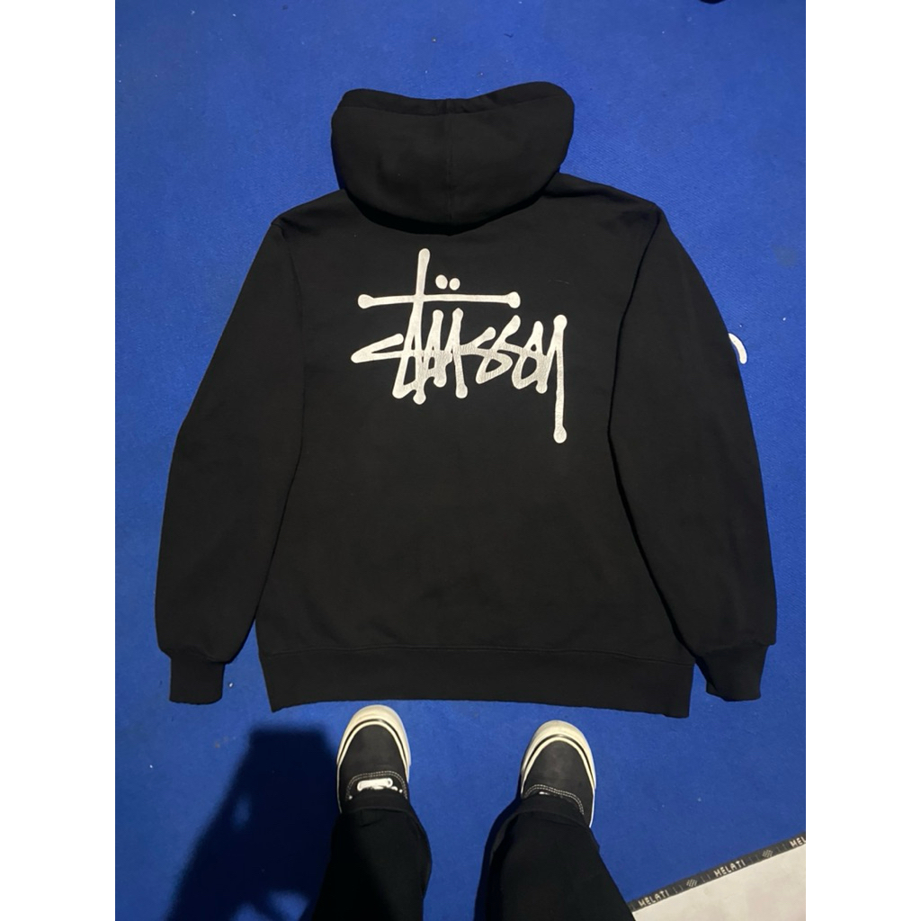 Hoodie stussy basic black