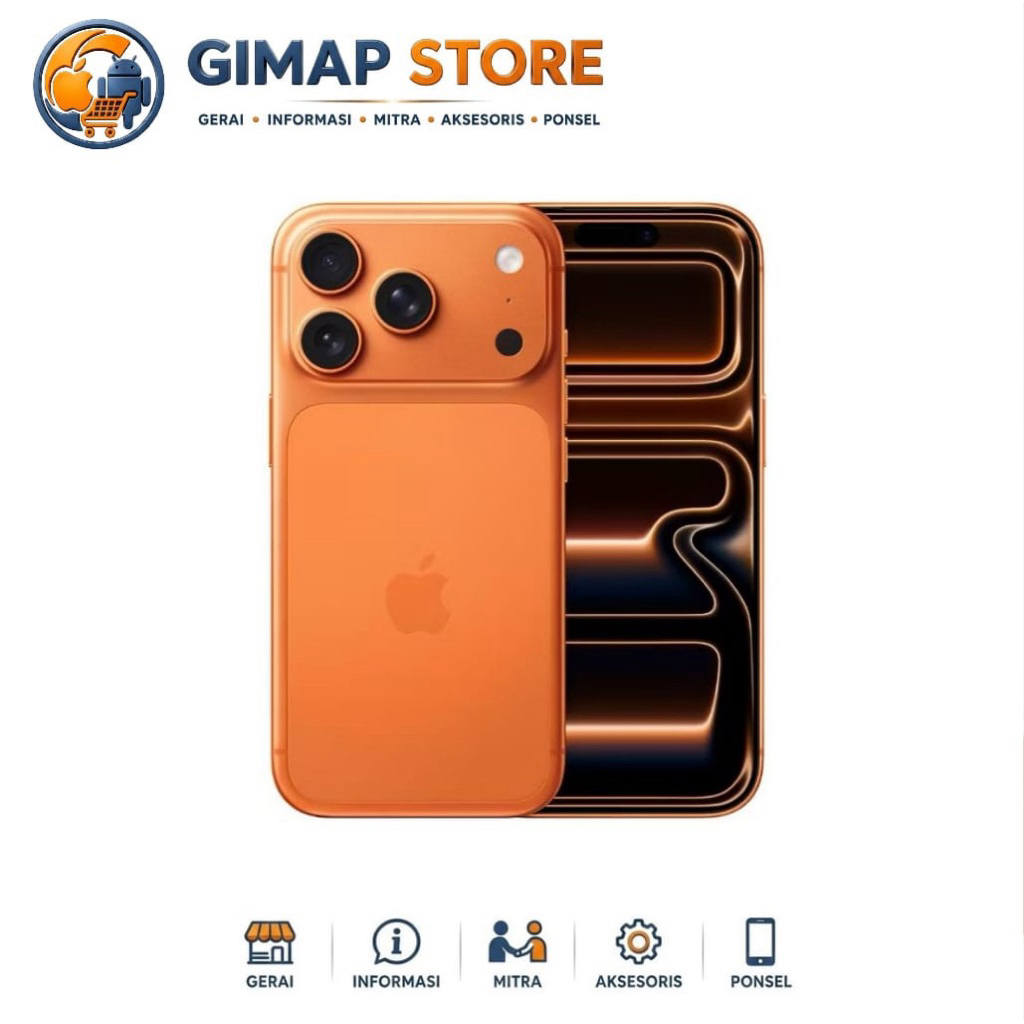 [GIMAP] iPhone 17 pro max Garansi Resmi Indonesia - Imei Terdaftar Kemenperin Original Store
