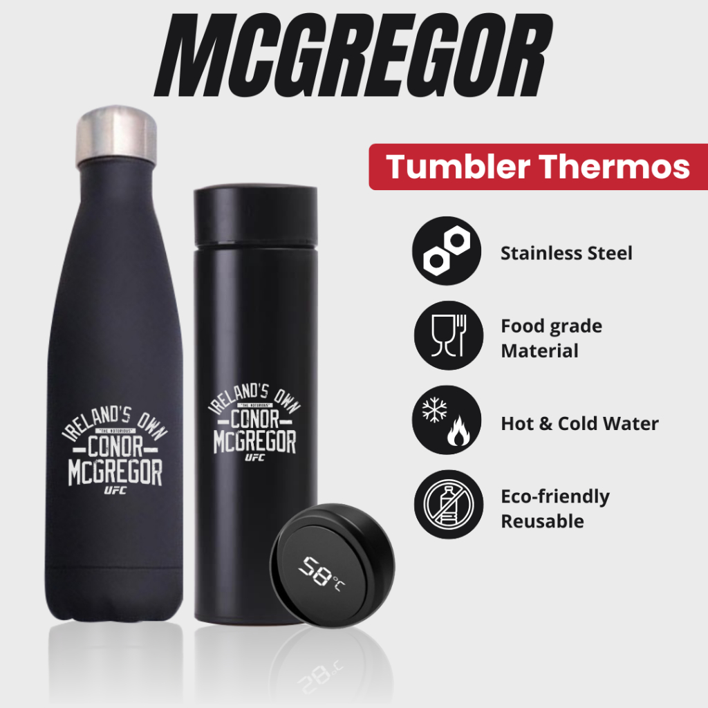 CONOR MCGREGOR - TUMBLER TERMOS CUSTOM DESAIN LOGO MCGREGOR