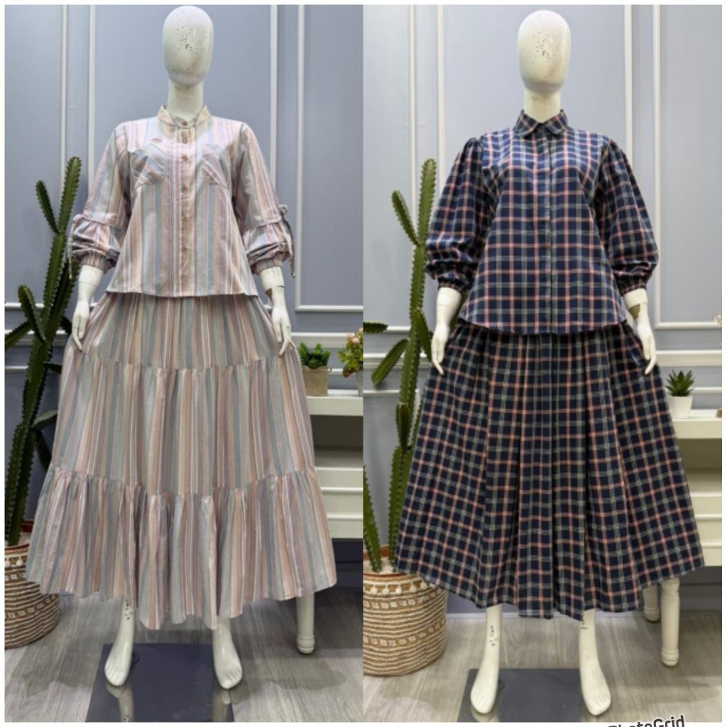 Set Rok kotak/salur By.Salvina.ys#terbaru
