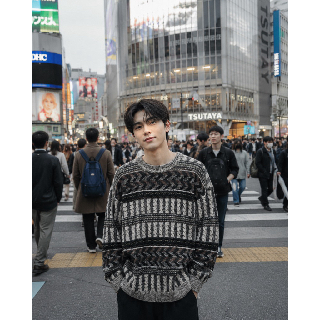 BALENCIAGA KNITWEAR/SWEATER Like Coogi but this is Balenciaga
