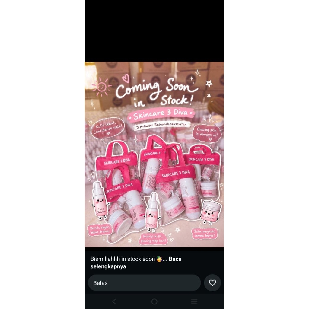 SKINCARE 3 DIVA BPOM