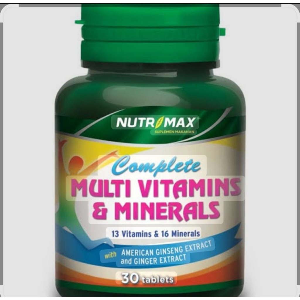 Nutrimax Complete Multivitamin dan mineral