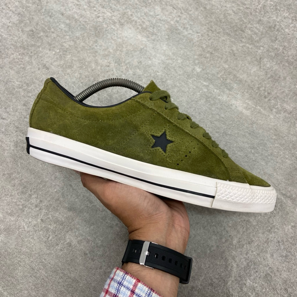[Size 42] Converse One Star Skateboarding Japan Suede Low Imperial Green 2015 (149868C) Second Origi