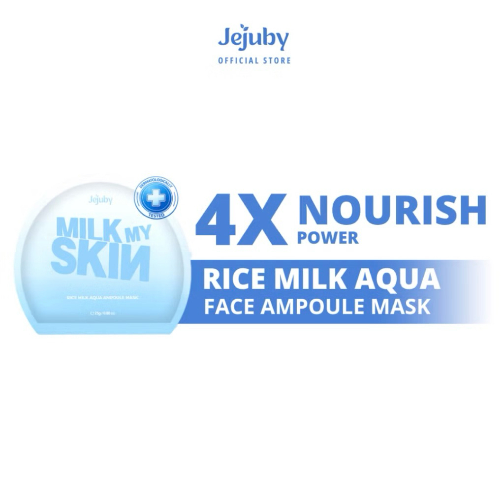 JEJUBY Milk My Skin – Rice Milk Ampoule Mask | Sheet Mask