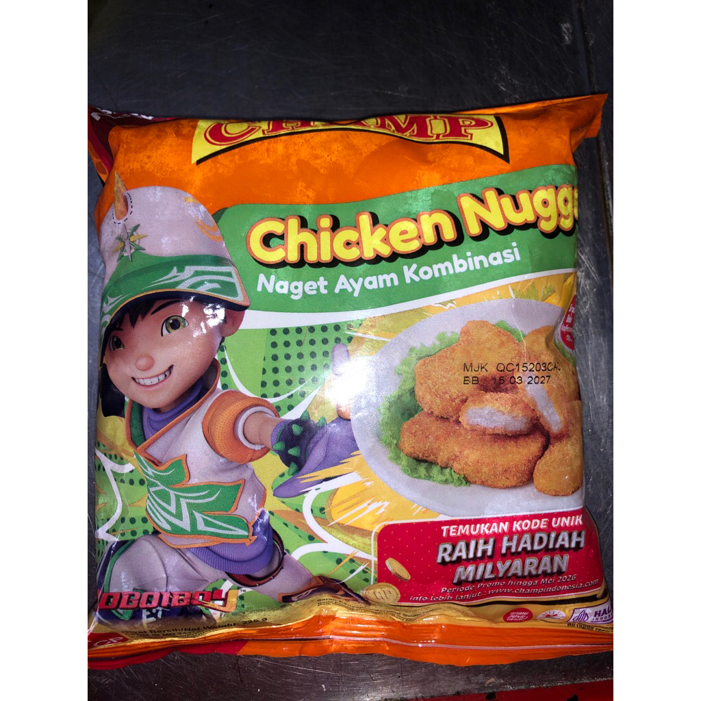 NUGGET/BURGER CRISPY/SOSIS/CHAMP/ASIMO