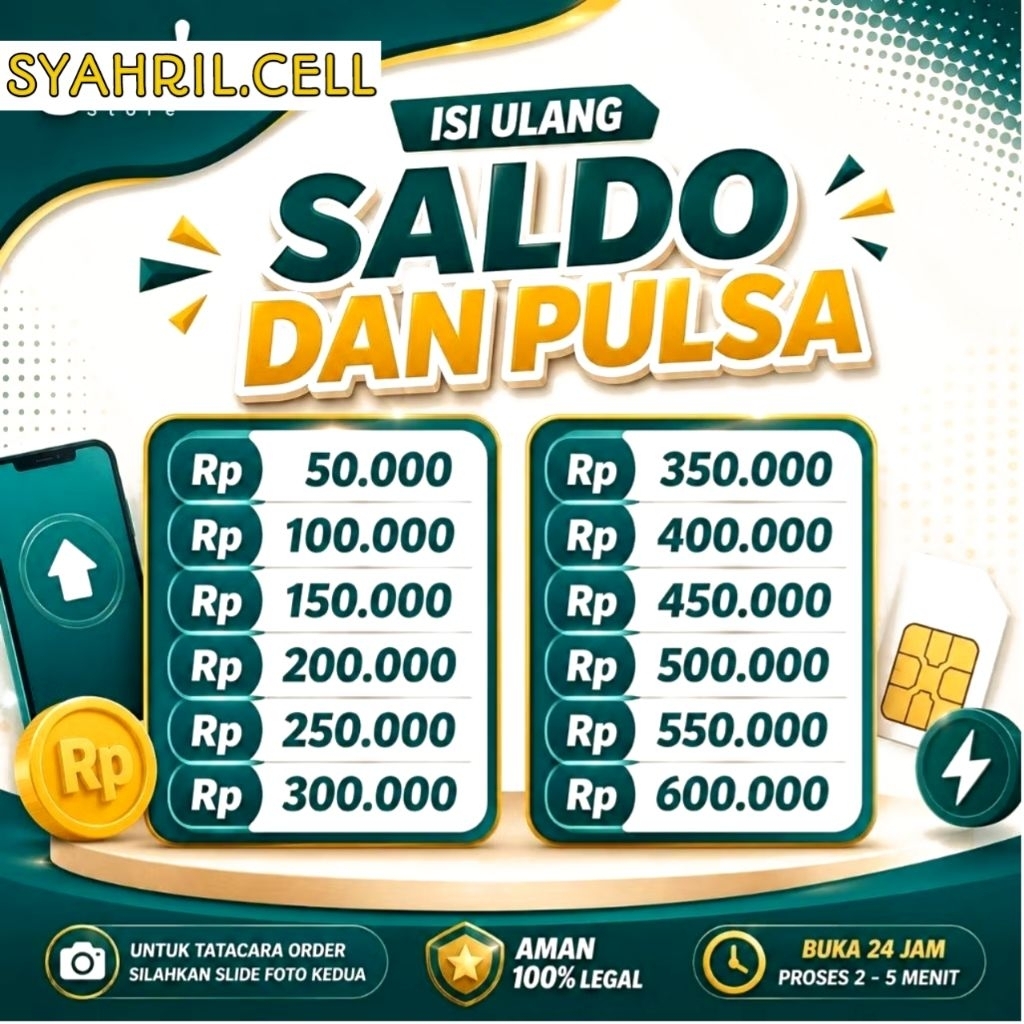 Top Saldo Dan Isi Ulang pulsa telkomsel dan paket data