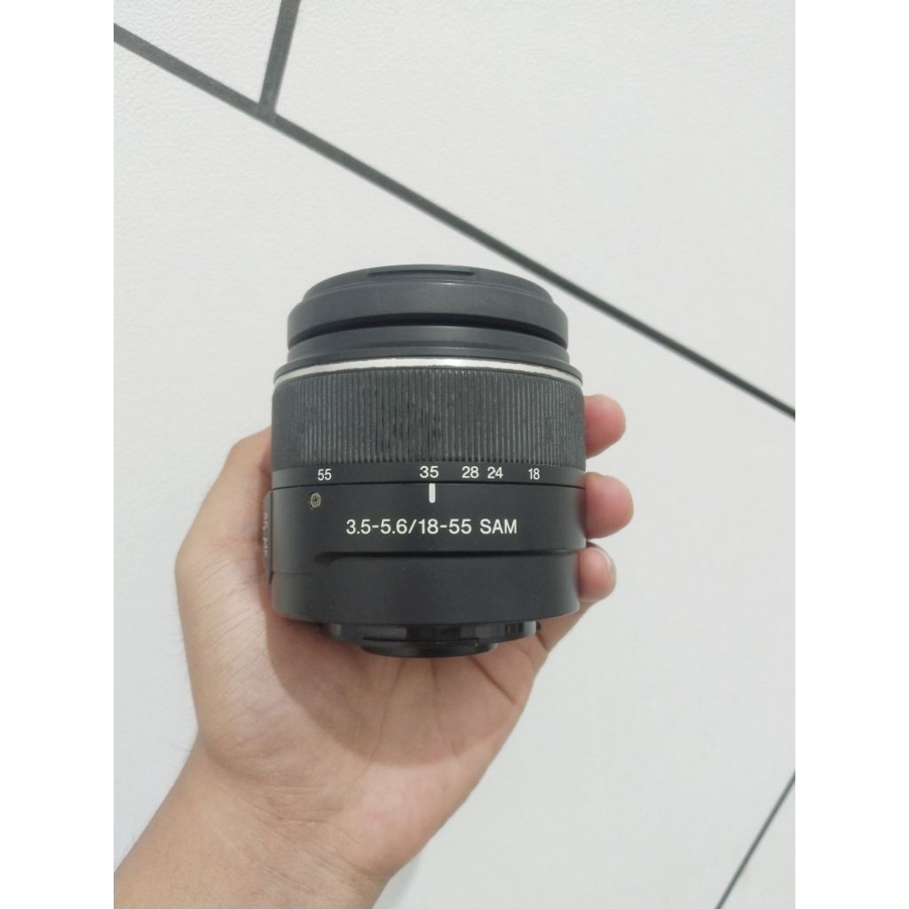 LENSA KIT DSLR SONY 18 55MM SIAP PAKAI