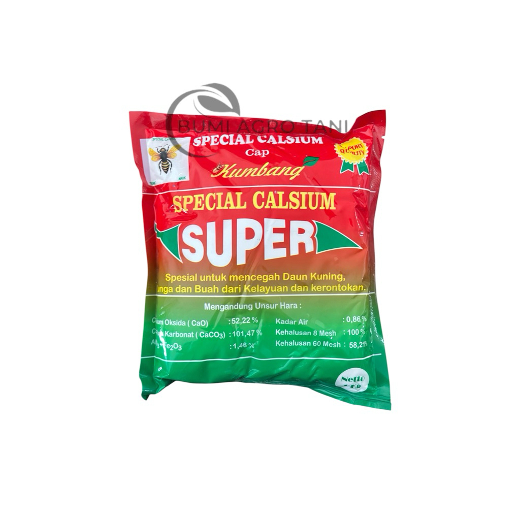 Pupuk Kalsium Cap kumbang 1 Kilo Pupuk Super Kalsium