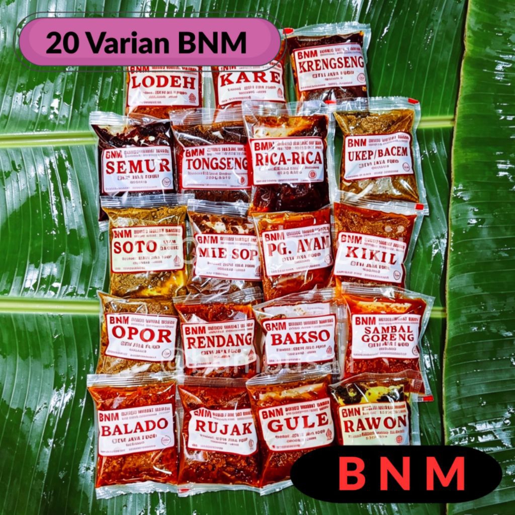 BNM - ( 2O VARIAN BNM) - BUMBU NIKMAT MURAH - BUMBU SACHET SIAP SAJI